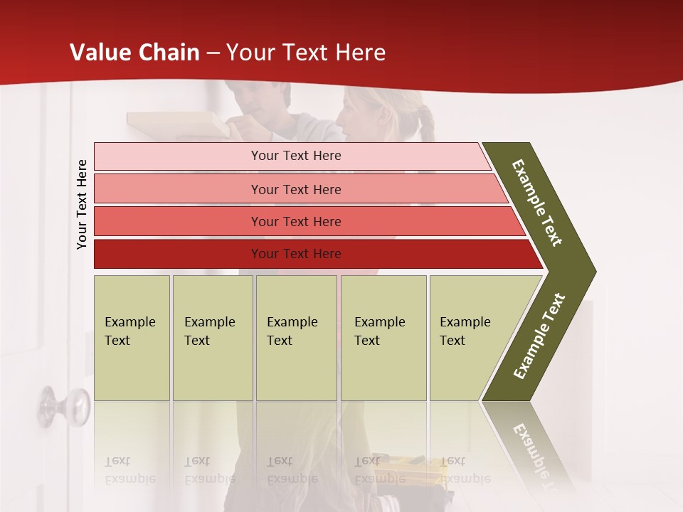 Vertical Standing Home PowerPoint Template