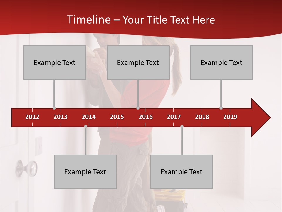 Vertical Standing Home PowerPoint Template