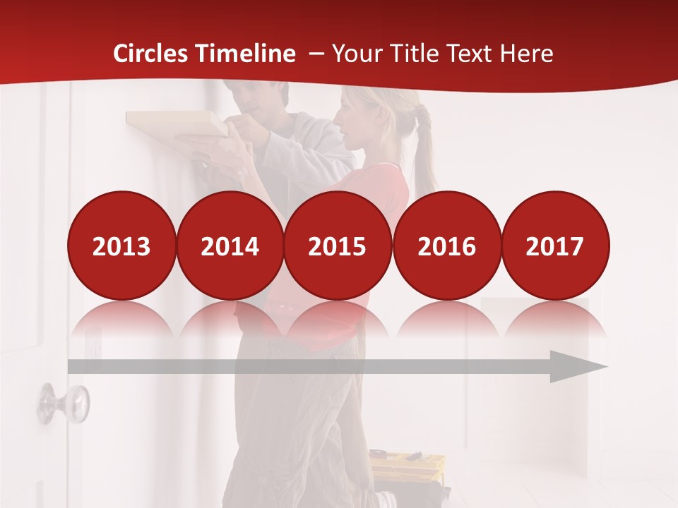 Vertical Standing Home PowerPoint Template