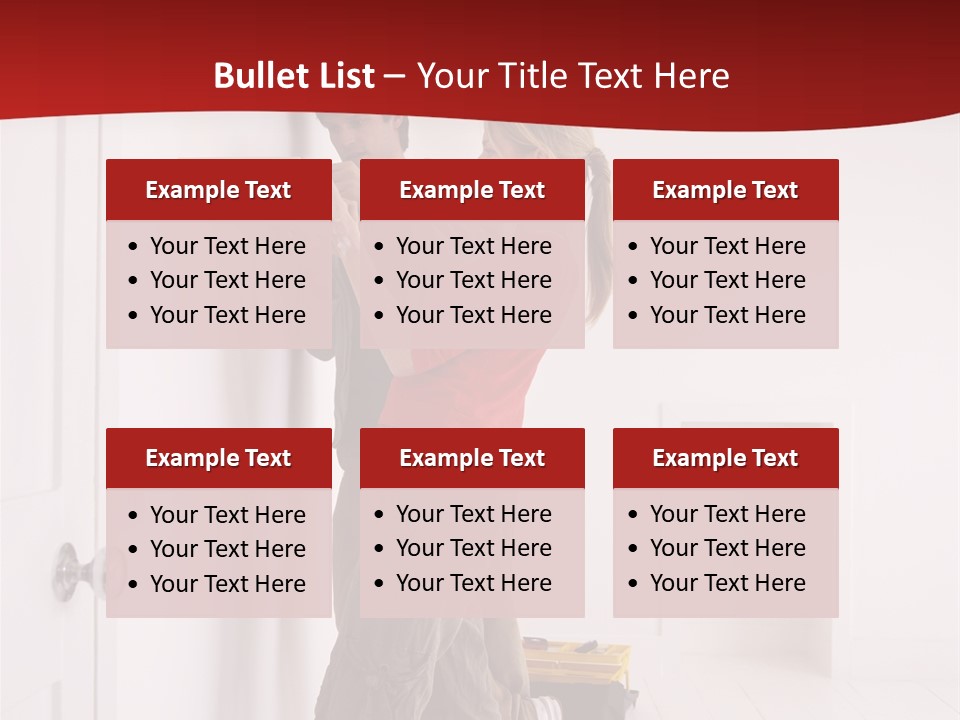 Vertical Standing Home PowerPoint Template