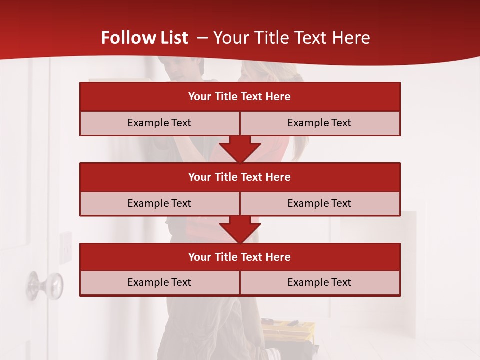 Vertical Standing Home PowerPoint Template