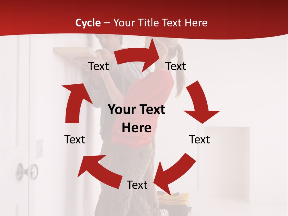 Vertical Standing Home PowerPoint Template