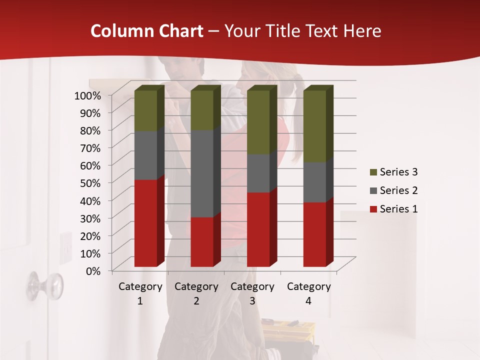 Vertical Standing Home PowerPoint Template