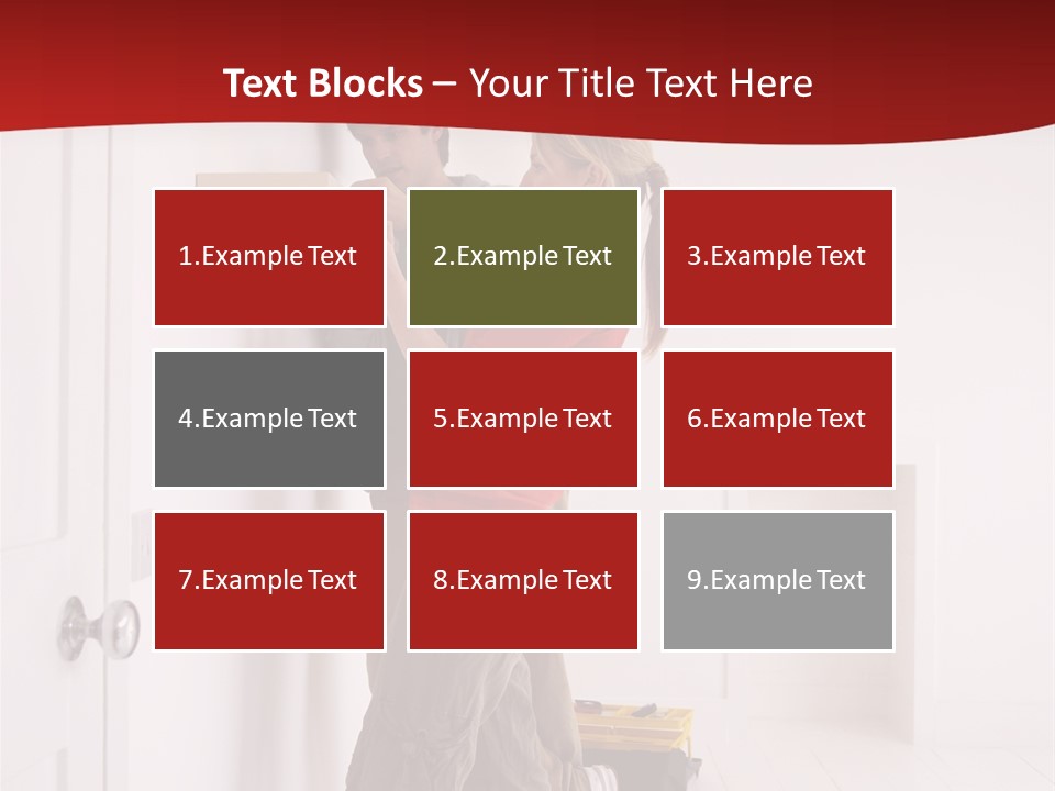 Vertical Standing Home PowerPoint Template