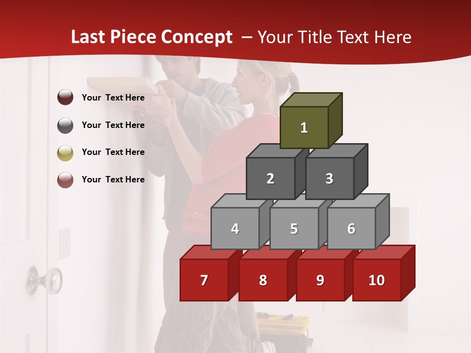 Vertical Standing Home PowerPoint Template