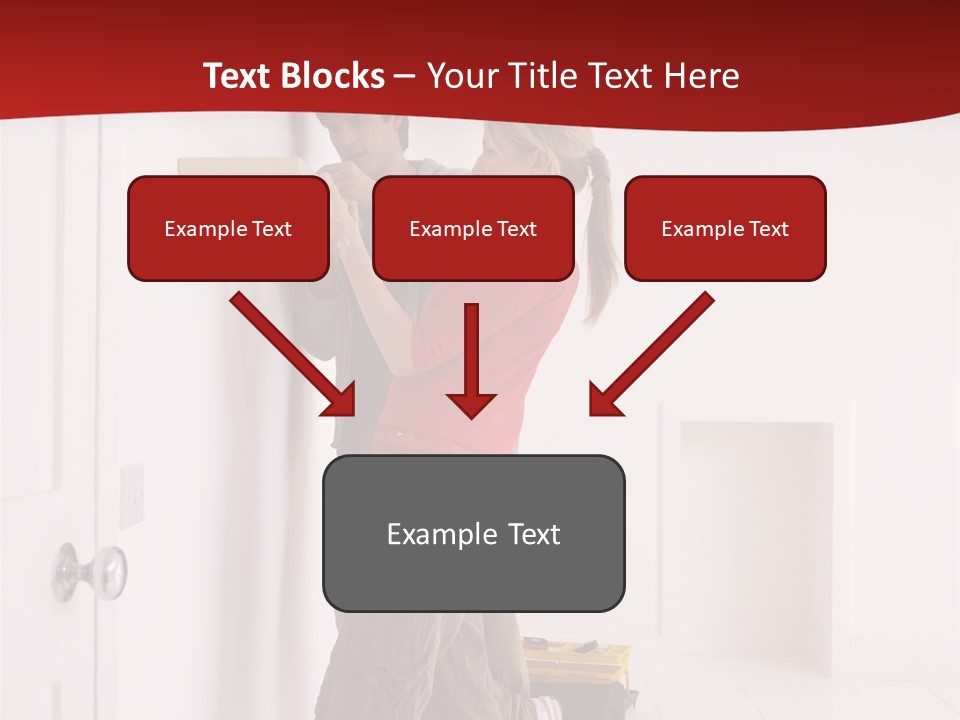Vertical Standing Home PowerPoint Template