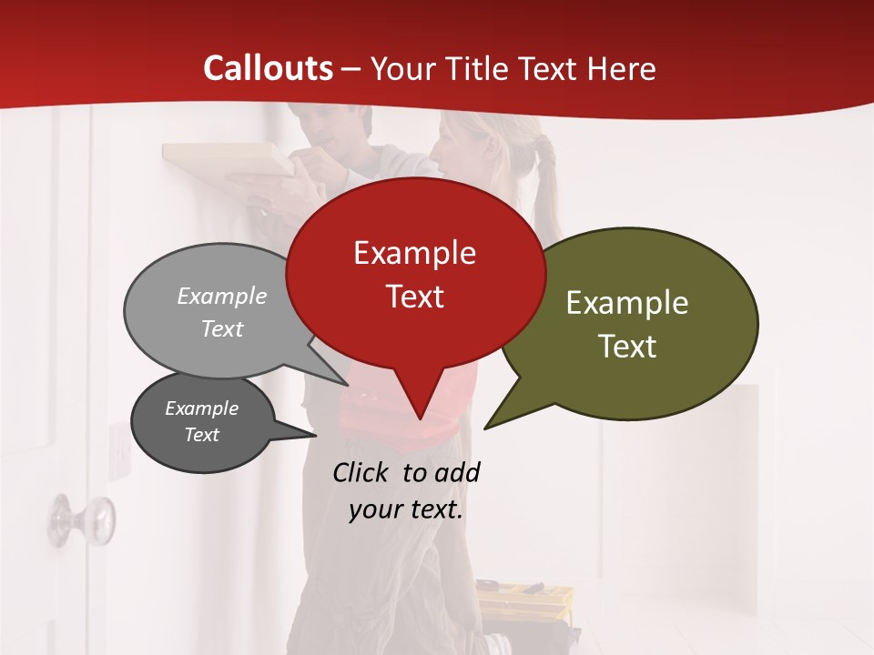 Vertical Standing Home PowerPoint Template