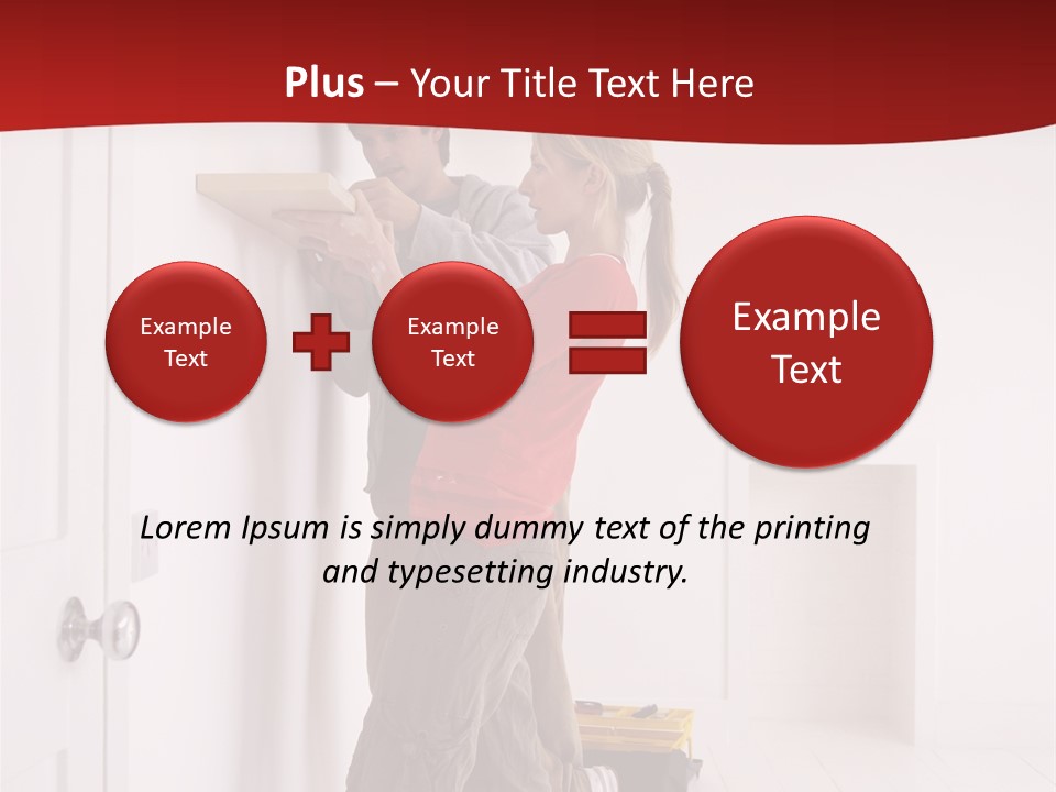 Vertical Standing Home PowerPoint Template