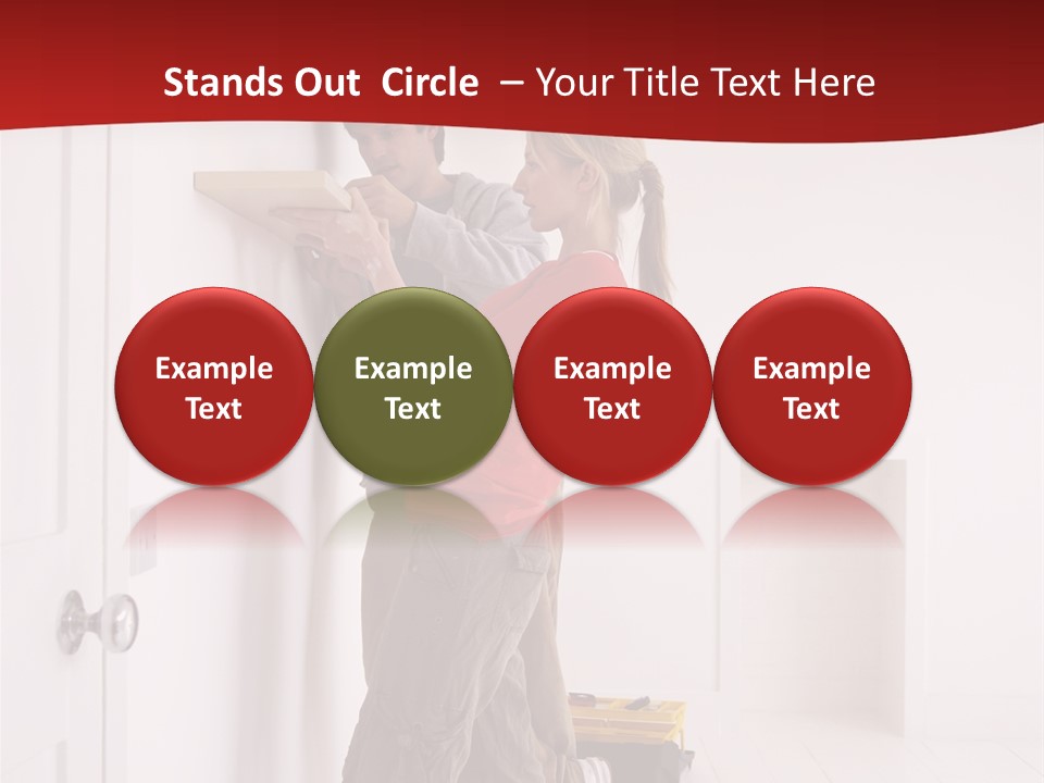 Vertical Standing Home PowerPoint Template
