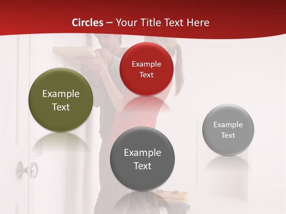 Vertical Standing Home PowerPoint Template