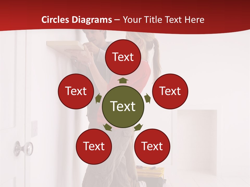 Vertical Standing Home PowerPoint Template