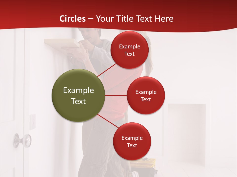 Vertical Standing Home PowerPoint Template