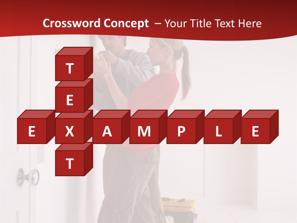 Vertical Standing Home PowerPoint Template