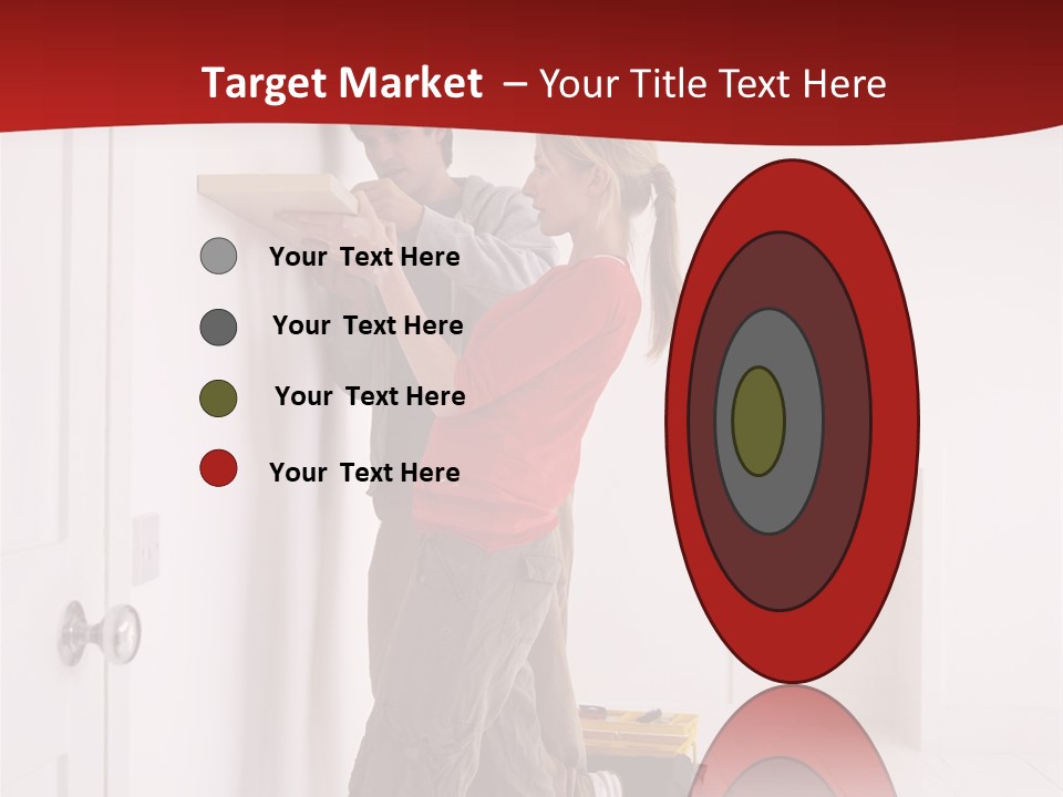 Vertical Standing Home PowerPoint Template