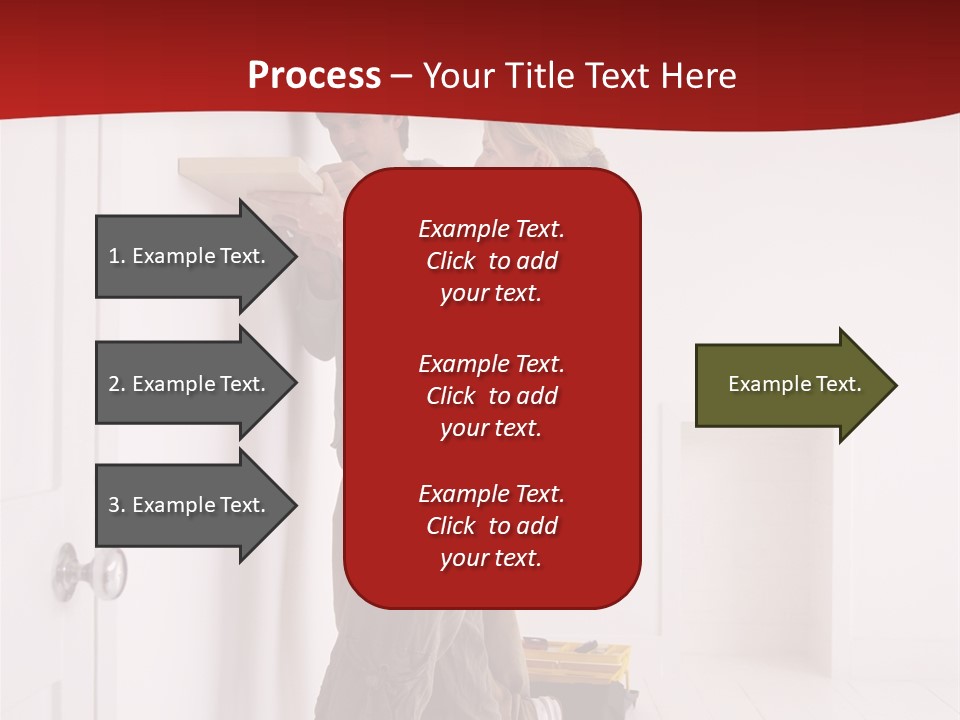 Vertical Standing Home PowerPoint Template