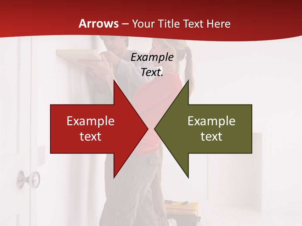 Vertical Standing Home PowerPoint Template