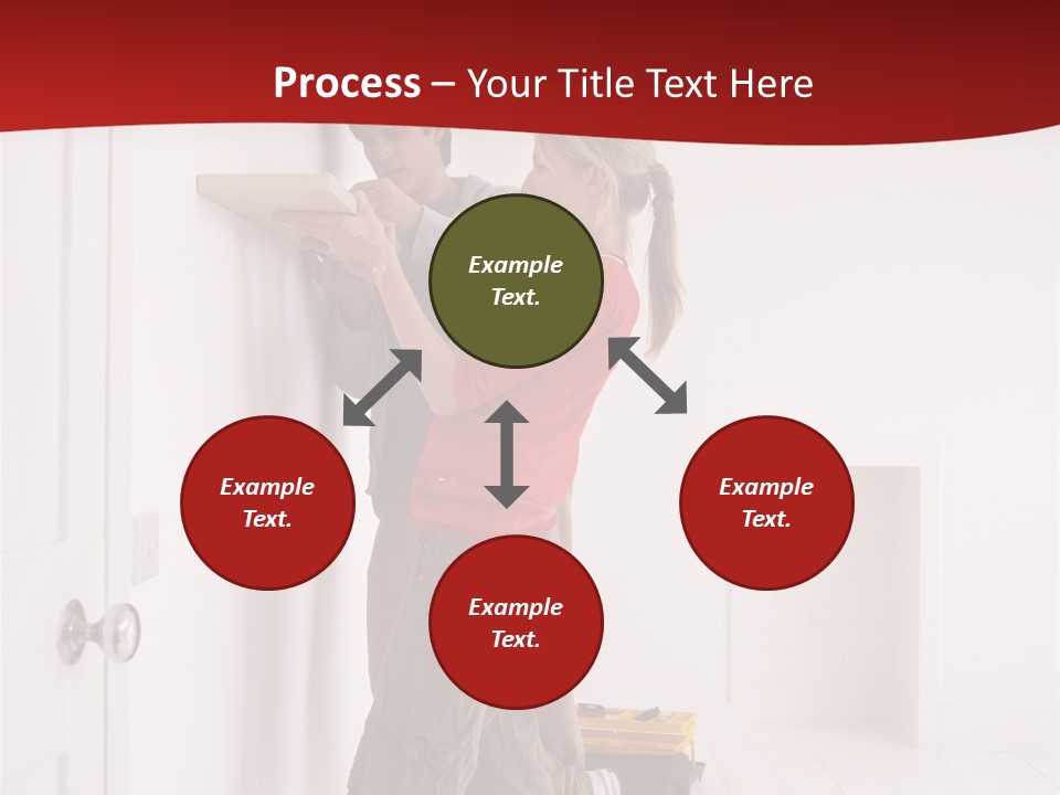 Vertical Standing Home PowerPoint Template