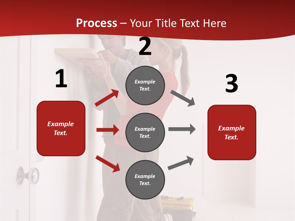 Vertical Standing Home PowerPoint Template