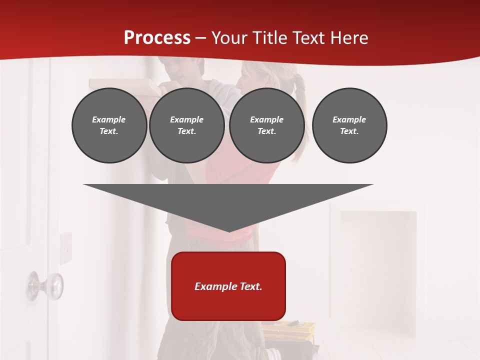 Vertical Standing Home PowerPoint Template