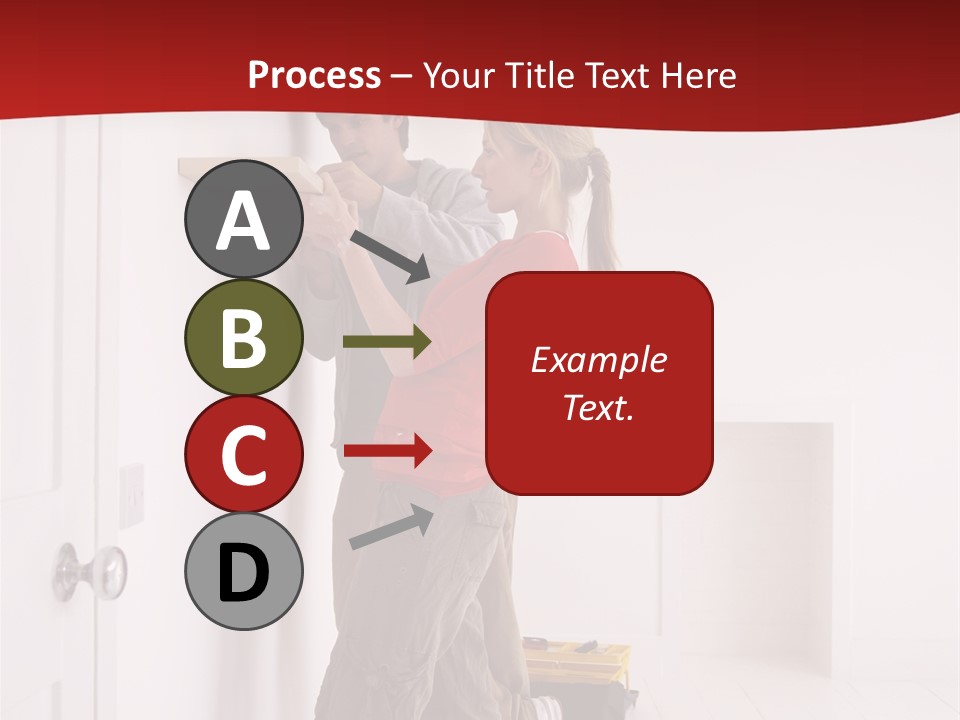 Vertical Standing Home PowerPoint Template