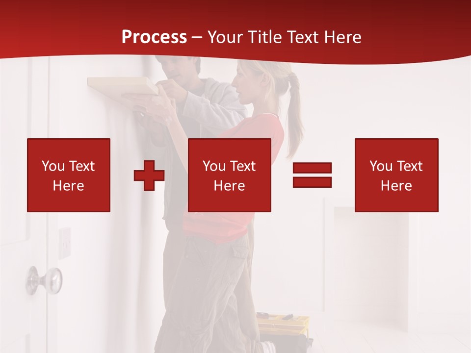 Vertical Standing Home PowerPoint Template