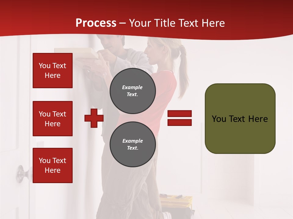 Vertical Standing Home PowerPoint Template