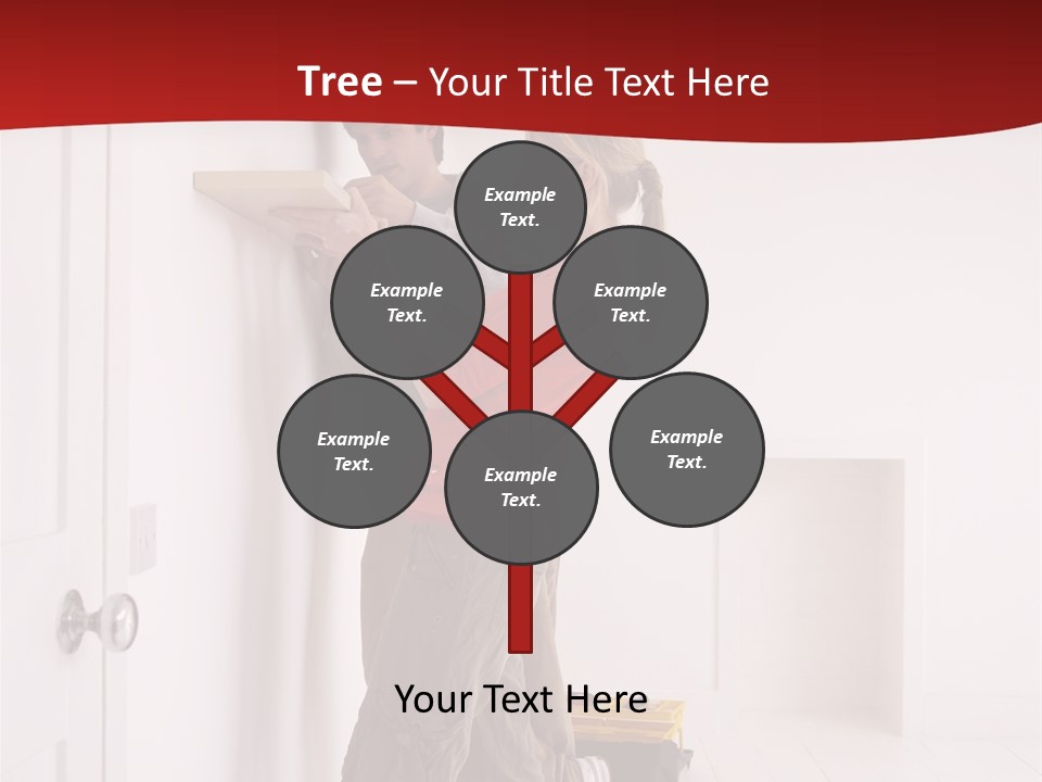 Vertical Standing Home PowerPoint Template