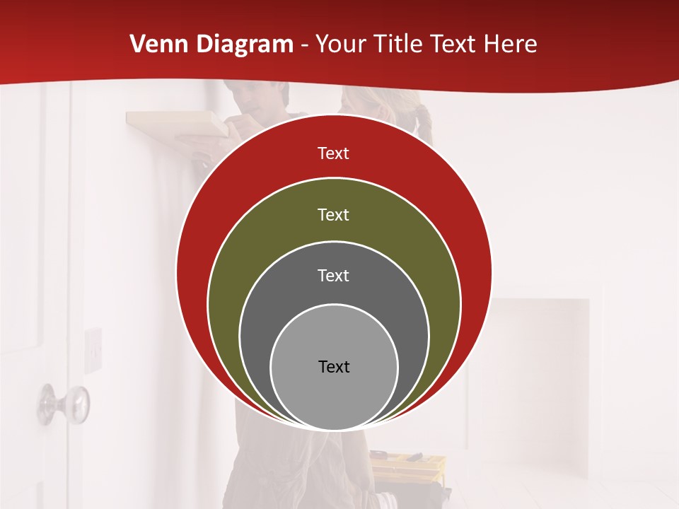 Vertical Standing Home PowerPoint Template