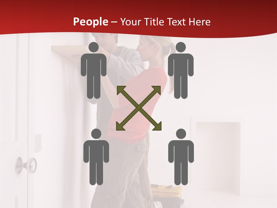 Vertical Standing Home PowerPoint Template