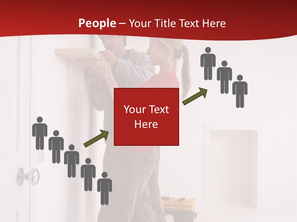 Vertical Standing Home PowerPoint Template