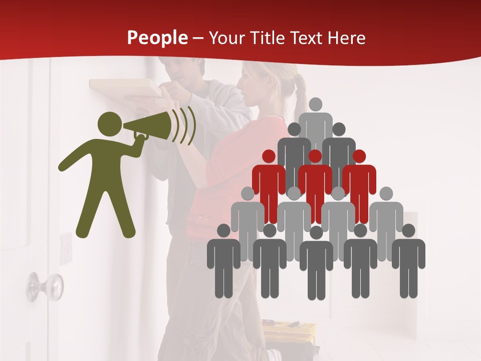 Vertical Standing Home PowerPoint Template