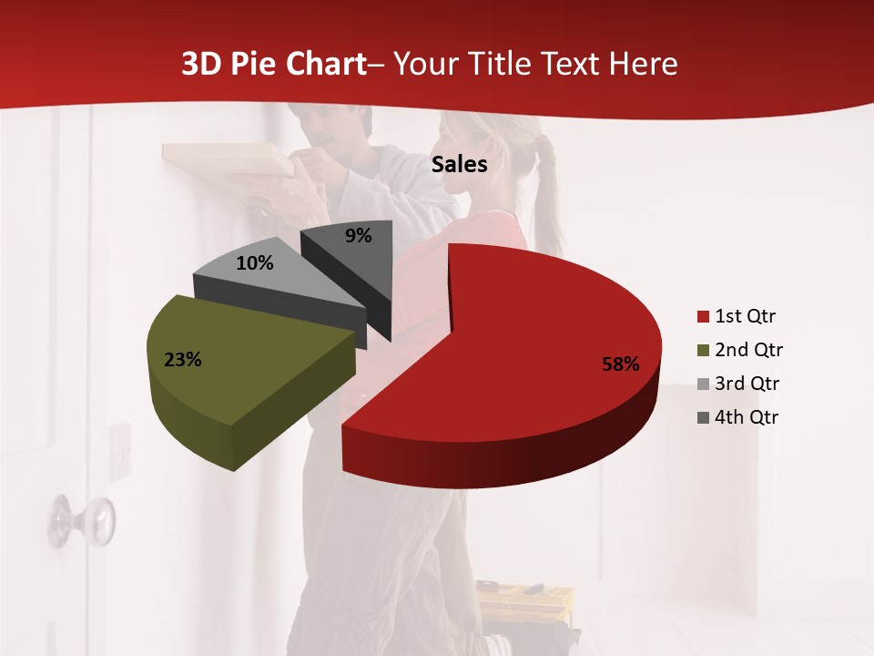 Vertical Standing Home PowerPoint Template