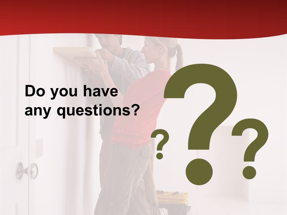 Vertical Standing Home PowerPoint Template