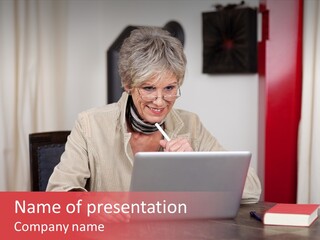 Screen Knowledge Retired PowerPoint Template