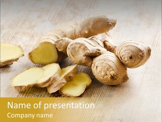 Closeup Seasoning Spice PowerPoint Template