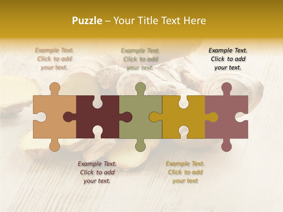 Closeup Seasoning Spice PowerPoint Template