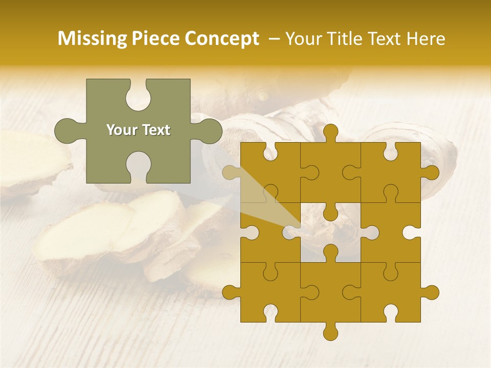 Closeup Seasoning Spice PowerPoint Template