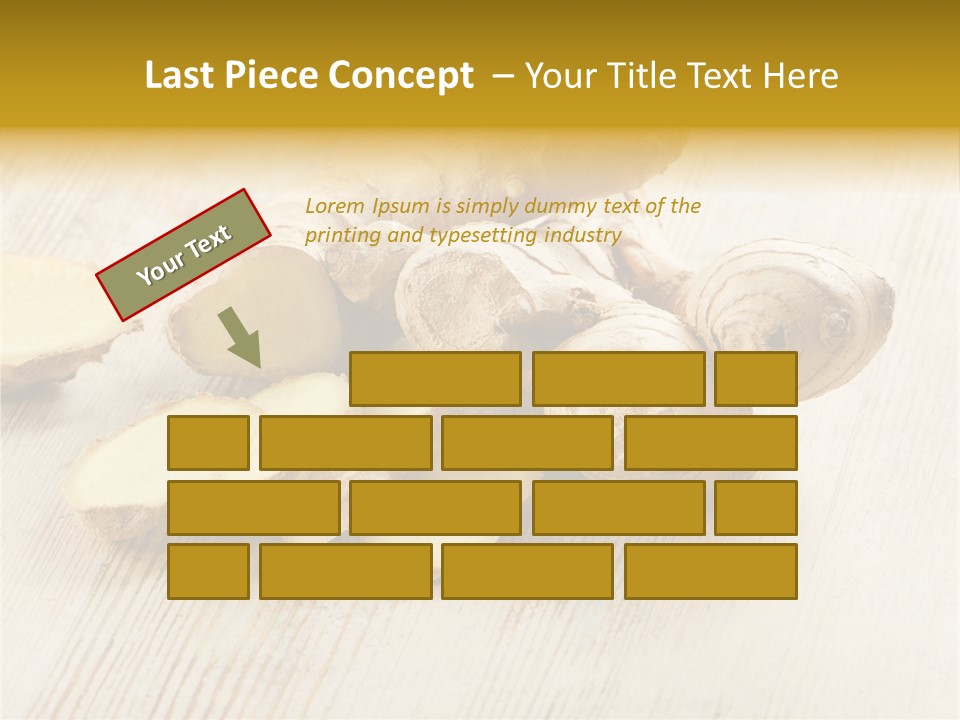 Closeup Seasoning Spice PowerPoint Template