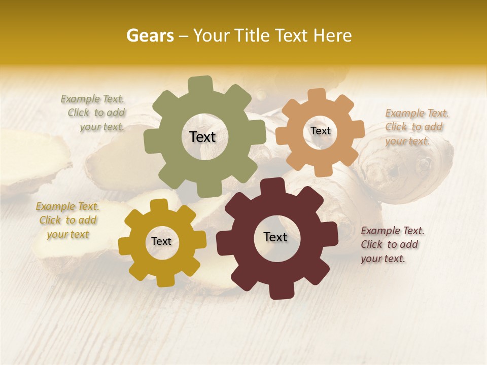 Closeup Seasoning Spice PowerPoint Template