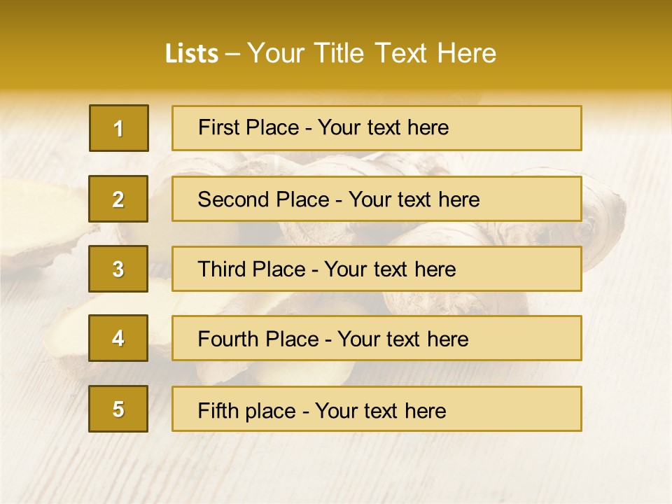 Closeup Seasoning Spice PowerPoint Template