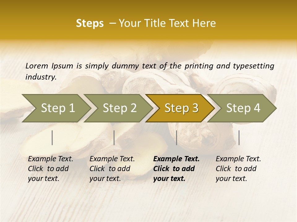 Closeup Seasoning Spice PowerPoint Template
