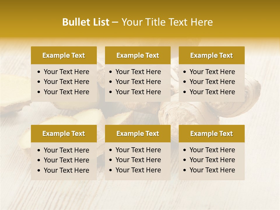 Closeup Seasoning Spice PowerPoint Template