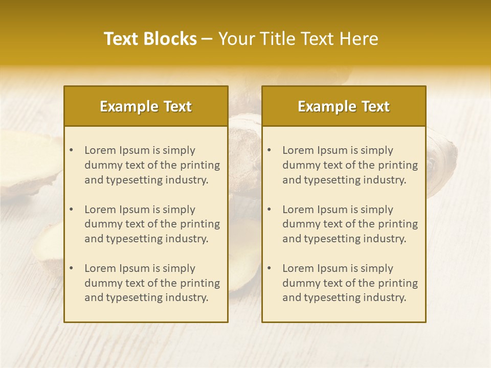 Closeup Seasoning Spice PowerPoint Template