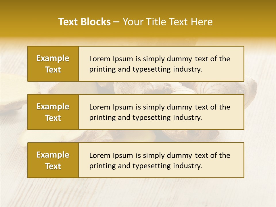 Closeup Seasoning Spice PowerPoint Template