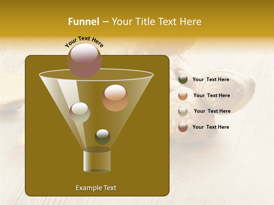 Closeup Seasoning Spice PowerPoint Template