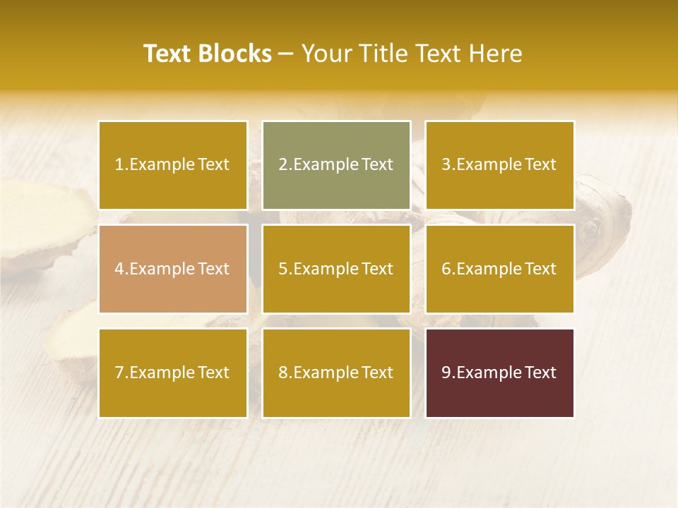 Closeup Seasoning Spice PowerPoint Template