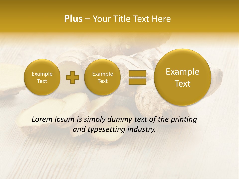Closeup Seasoning Spice PowerPoint Template