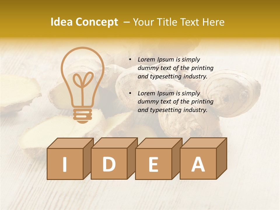 Closeup Seasoning Spice PowerPoint Template