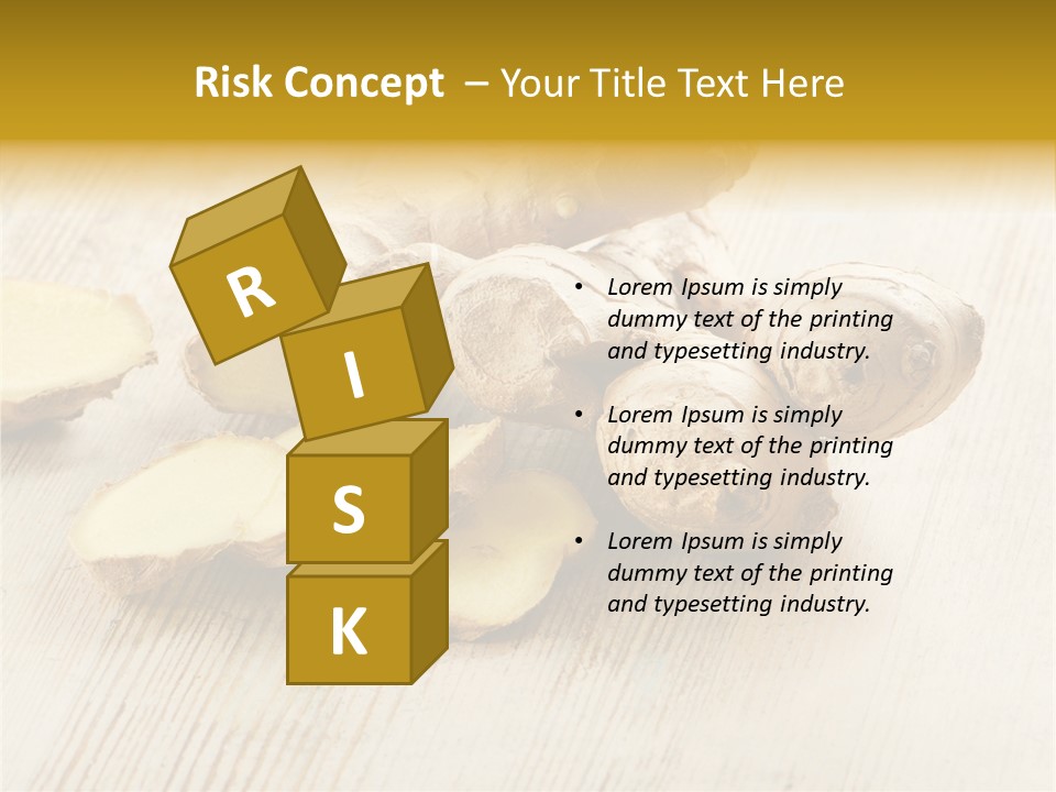 Closeup Seasoning Spice PowerPoint Template