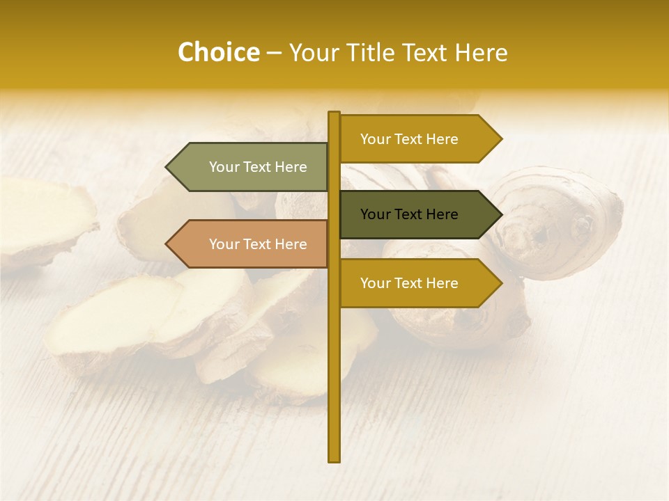 Closeup Seasoning Spice PowerPoint Template